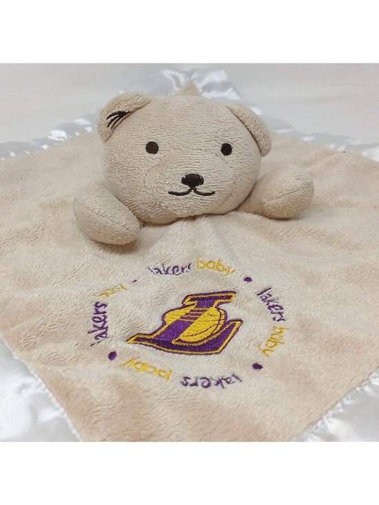 Baby Fanatic Other - Los Angeles Lakers Baby Security Blanket Teddy Bear Plush Satin Trim 13" #S1-C